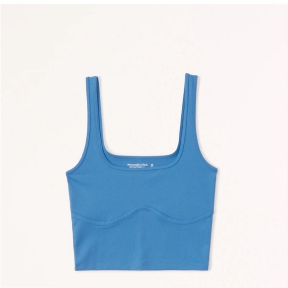 Abercrombie & Fitch Seamless Fabric Corset Squareneck Tank, Size XS - Picture 5 of 9